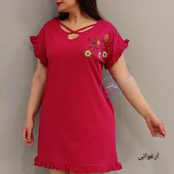 سارافن چیندار گلدوزی کد:1481 - فروشگاه اینترنتی شهر نخی