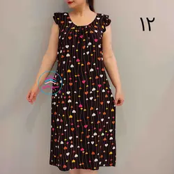 پیراهن فانتزی آستین چیندار کد:1492 - فروشگاه اینترنتی شهر نخی