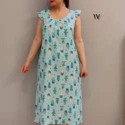 پیراهن فانتزی آستین چیندار کد:1492 - فروشگاه اینترنتی شهر نخی