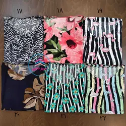 پیراهن نخی بلند کد1519