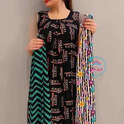 پیراهن آستین حلقه ای کد: 1563