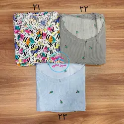 پیراهن نخی بلند کد:1574