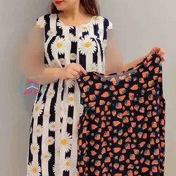 پیراهن نخی حلقه ای کوتاه کد:1614