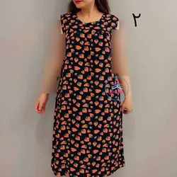 پیراهن نخی حلقه ای کوتاه کد:1614