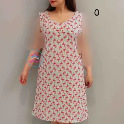 پیراهن طرحدار حلقه ای کد:1628 - فروشگاه اینترنتی شهر نخی