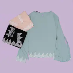 بلوز گیپور دار