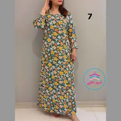 پیراهن ساحلی بلند کد 741