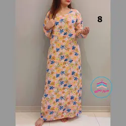 پیراهن ساحلی بلند کد 741