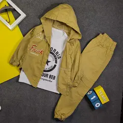 ست شنل شلوار و تاپ پسرانه کتان کد 6641