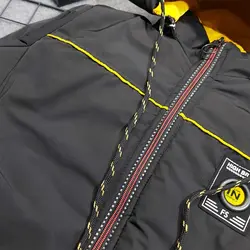 کاپشن پسرانه مشکی کد 7241