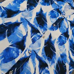 پیراهن هاوایی پسرانه طرح برگ کد 5980