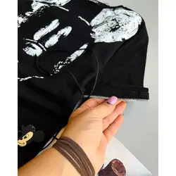 ست تیشرت لش و شلوار پسرانه طرح میکی موس کد6890