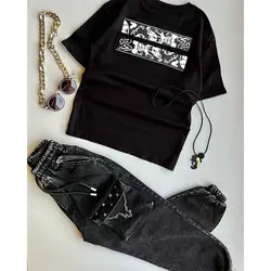 ست تیشرت لش و شلوار پسرانه طرح میکی موس کد6890