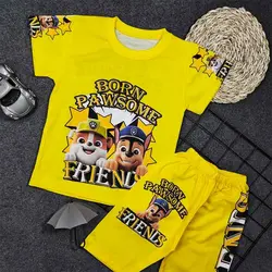 تیشرت شلوارک پسرانه گشت پنجه ای کد 7933