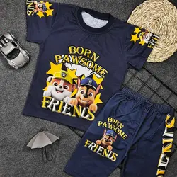 تیشرت شلوارک پسرانه گشت پنجه ای کد 7933