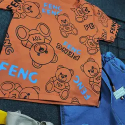 تیشرت شلوارک جین پسرانه TOY کد 7928