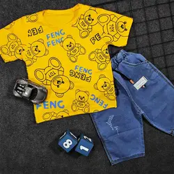 تیشرت شلوارک جین پسرانه TOY کد 7928