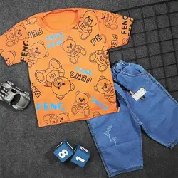 تیشرت شلوارک جین پسرانه TOY کد 7928