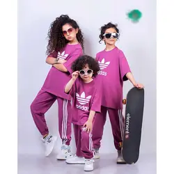 ست تیشرت لش و شلوار بچه گانه آدیداس کد 7874