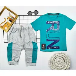 تیشرت شلوارک پسرانه RUN کد6050