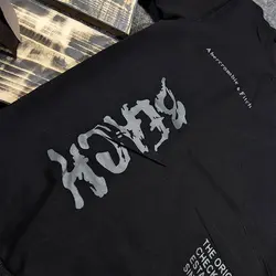 تیشرت مشکی پسرانه چاپ BEACH کد 6873