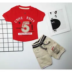 تیشرت شلوارک کتان پسرانه 5 کد 5949