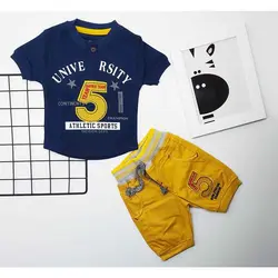 تیشرت شلوارک کتان پسرانه 5 کد 5949