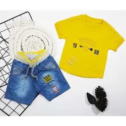 تیشرت شلوارک جین پسرانه WOO کد 5687