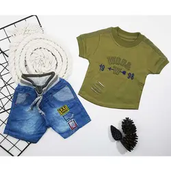 تیشرت شلوارک جین پسرانه WOO کد 5687