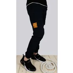 شلوار اسلش شش جیب مردانه OFF-WHITE مشکی کد 1970