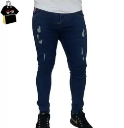 شلوار جین مردانه زخمی کد11