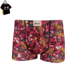 شورت پادار مردانه طرح دار نایس کد 7850