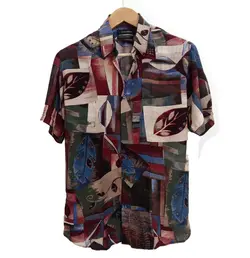 پیراهن هاوایی مردانه طرح برگ