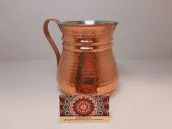 پارچ آب خوری مسی کمر باريک - صنایع دستی هنرکادو