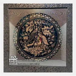 قاب لوح مسی 47*47 - صنایع دستی هنرکادو
