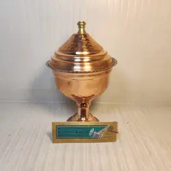 قندان مسی دربدار زنجان 16س - صنایع دستی هنرکادو