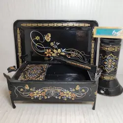 منقل لعابی ست اسفندی 28*23 - صنایع دستی هنرکادو
