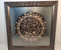 قاب لوح مسی30*30 - صنایع دستی هنرکادو