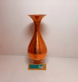 گلدان مس ساده 25س - صنایع دستی هنرکادو