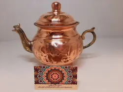 قوری 4 مسی قلم - صنایع دستی هنرکادو