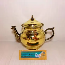 قوری 2 برنجی ساده - صنایع دستی هنرکادو