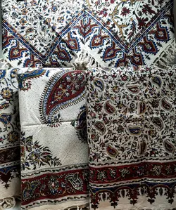 سفره 1*1 مربع بته جقه - صنایع دستی هنرکادو