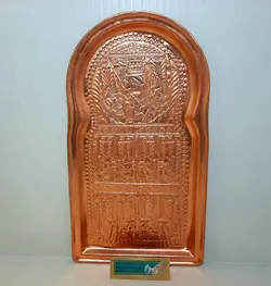 سینی سماور مسی قلم 3 - صنایع دستی هنرکادو