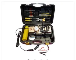 پمپ باد فندکی دو سیلندر با لوازم کامل MATEX