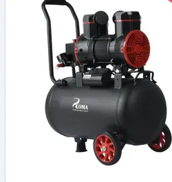 کمپرسور باد ۵۰ لیتری سایلنت صنعتی تمام مس مدل f050-2