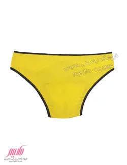 شورت مردانه فانتزی جلو تور زرد