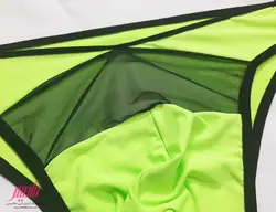 شورت مردانه فانتزی جلو تور سبز