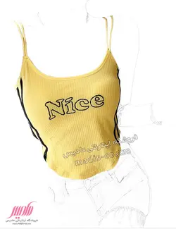 نیم تنه زنانه کبریتی بلند طرح Nice