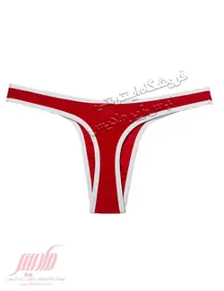 شورت مردانه استرینگ دور دوزی قرمز