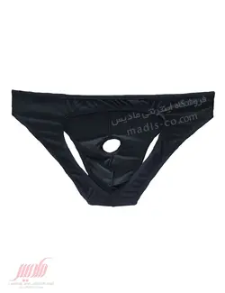 شورت مردانه پشت باز جلو سوراخدار مشکی